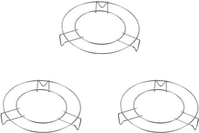 Main image of 3 Pcs 5 Inch Stainless Steel Trivet Steaming Rack Stand Small Round Steamer Rack for Pot Kitchen Cooking Stremer Stand Pressure Cooker Steaming Rack