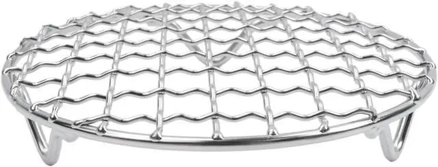 Alt view image 2 of 5 - 5.12"/130mm Round Cooking Rack Cross Wire Barbecue Grill Net