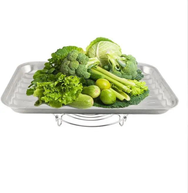 Alt view image 5 of 7 - i Kito Wire Steamer Kettle Rack Holder Fit For All Pots Pans Up To 4L Cookware Easy Cooking Steaming Vegetables Foods (Small-Dia 5inch)