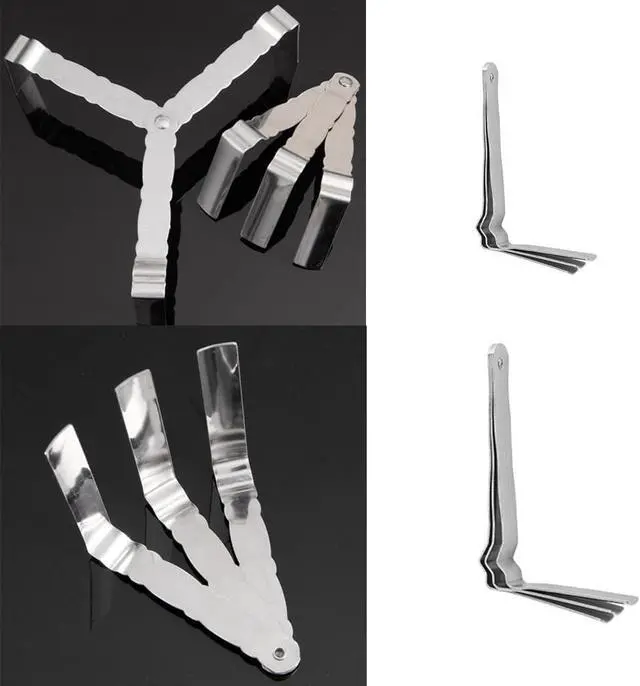 Alt view image 6 of 7 - 4 Pack Small Steamer Rack Trivet Portable Folding Cooking Rack Cooling Steaming Racks for Air Fryer Stockpot Pressure Cooker Oven Wok Pan Stock Pot Dinnerware Porcelain Plates Dinner Dishes