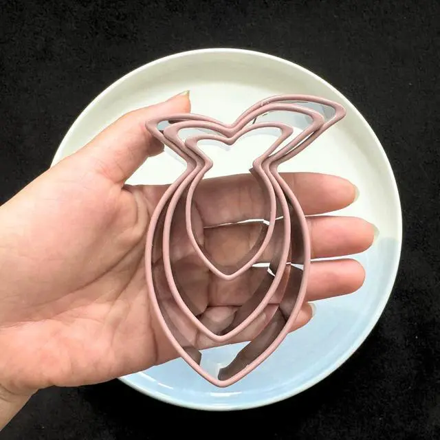 Alt view image 6 of 7 - 3 Piece Multi-Size Lemon Cookie Cutters Set, Silicone Rim Set