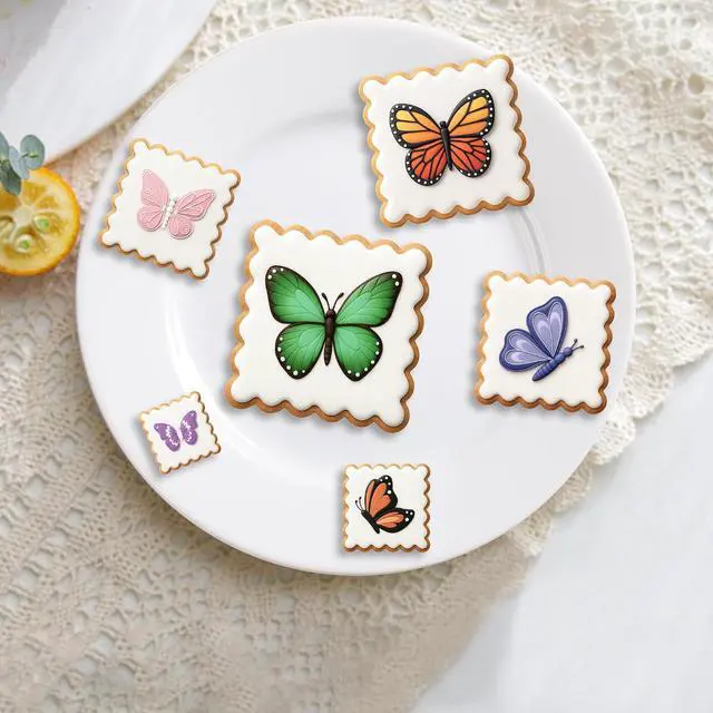 Alt view image 2 of 6 - FUSOTO 6PCS Square Cookie Cutter Set - Square Shaped, 1.5-4 Inch