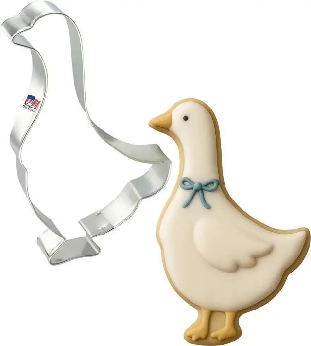 Main image of Canadian Goose Cookie Cutter 5 Inch - Made in the USA Foose Cookie Cutters Canadian Goose Cookie Mold (Tin Plate Steel)