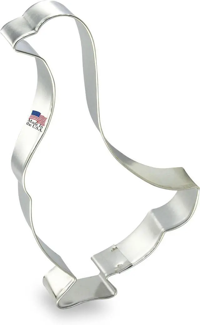 Alt view image 2 of 6 - Canadian Goose Cookie Cutter 5 Inch - Made in the USA Foose Cookie Cutters Canadian Goose Cookie Mold (Tin Plate Steel)