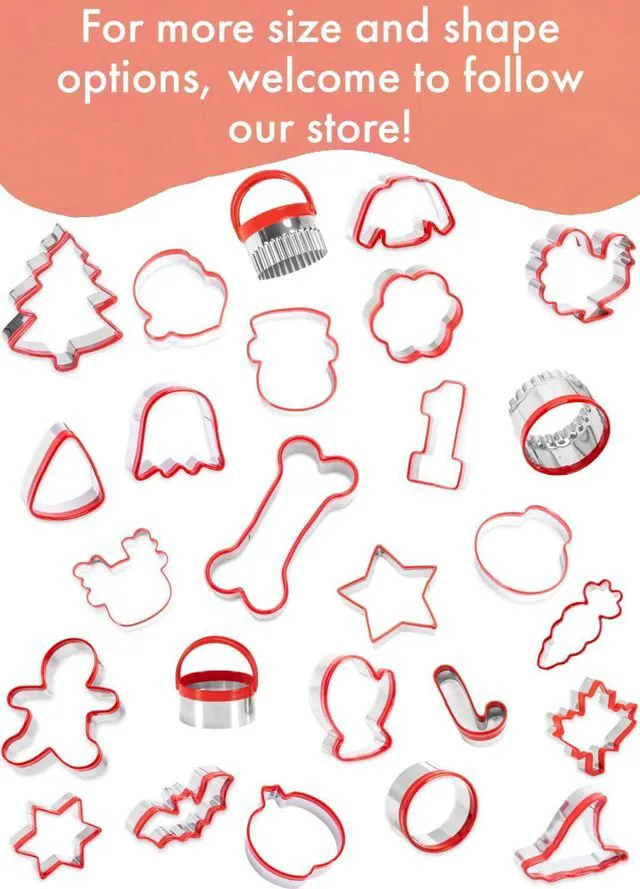 Alt view image 6 of 7 - 3-Piece Dog Bone Cookie Cutters Set - Dog Treats Cutters, Bone Shapes, 2.4" to 3.9" Soft PVC Coated