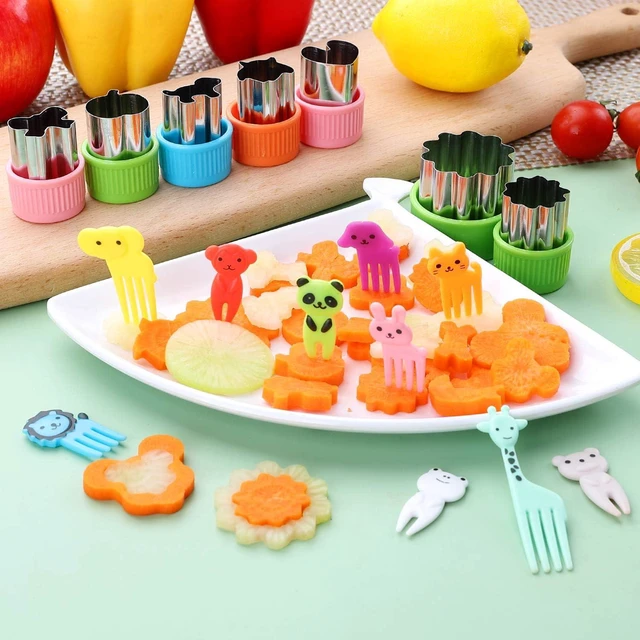 Alt view image 6 of 7 - CECIAOAIME 24 pcs Cookie Cutters Fruit Cutter Set Vegetable Stamps Mold