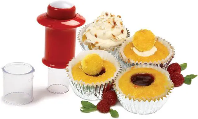Alt view image 3 of 3 - Norpro Cupcake Corer, 2 sizes, 3 Piece Set