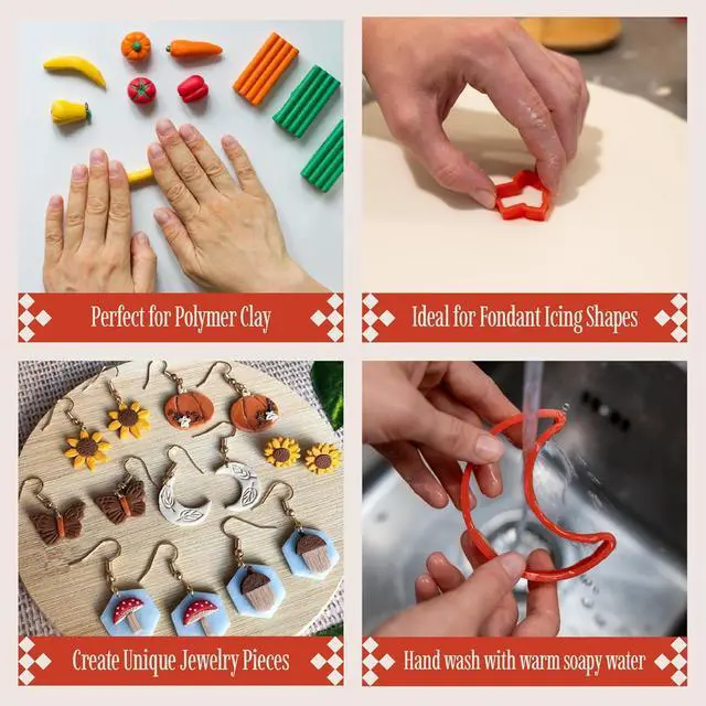 Alt view image 4 of 6 - Mini Sheep Cutters, Set of 3 Plastic Cutters for Fondant and Clay, 1.25", 0.75", 0.5" Sizes