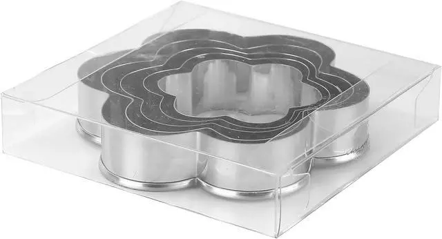 Alt view image 5 of 5 - MrCookie Flower Cookie Cutters Stainless Steel.,5-Pack2.05"-3.74"