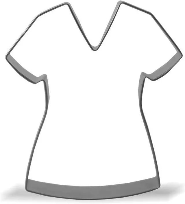 Main image of Keewah Nurse Scrubs Cookie Cutter, 4.1, Stainless Steel
