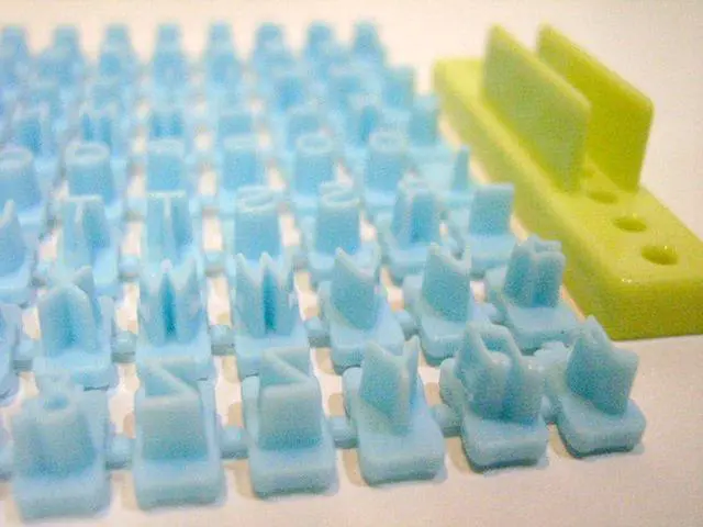 Alt view image 2 of 3 - Cookie Stamp Alphabets and Numbers from Japan