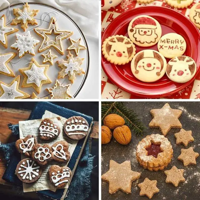 Alt view image 3 of 7 - MCIGICM Cookie Cutters Set 12PCS: Flower Round Heart Star Shape Cookie Mold