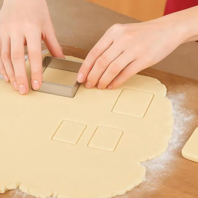 Alt view image 4 of 7 - FUSOTO 6PCS Square Cookie Cutter Set, Square Shaped, 1.5-4 Inch