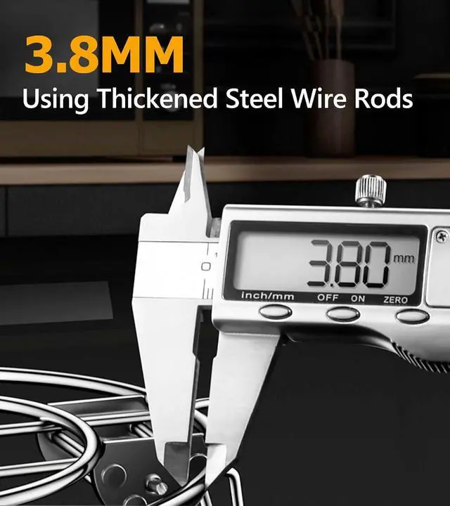 Alt view image 6 of 7 - Ugotit Round Steamer Rack for Pots, Adjustable Instant Pot Trivet