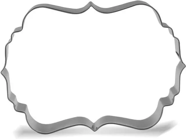 Main image of 5 inch Plaque Cookie Cutter - Stainless Steel