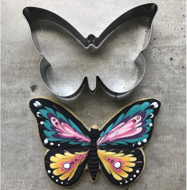 Alt view image 2 of 7 - LILIAO Spring Butterfly Cookie Cutter, 4.5 x 3 inches