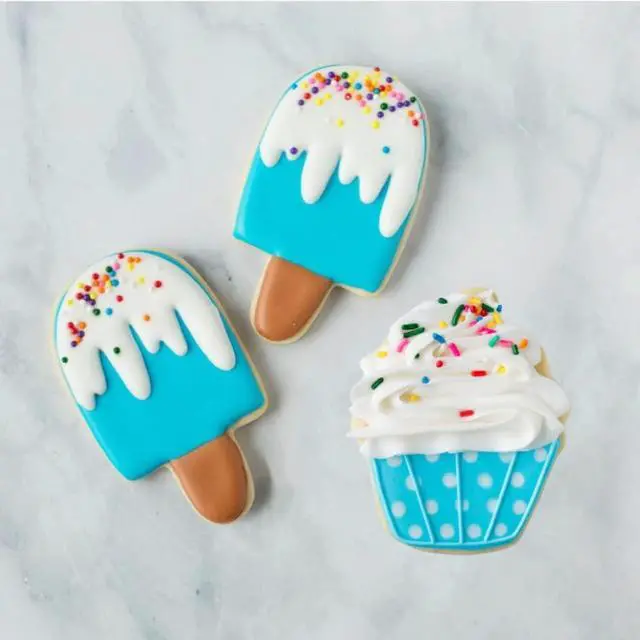 Alt view image 5 of 7 - 4PCS Summer Cookie Cutters, Cute Cake Popsicle Ice Cream Molds