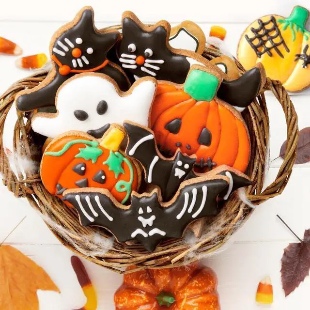 Alt view image 7 of 7 - Halloween Cookie Cutters Set - 12 Pieces Stainless Steel Halloween Cookie Cutters Shape,Pumpkin, Ghost, Bat and Cat Cookie Cutter Shapes for Halloween Food Party Decorations