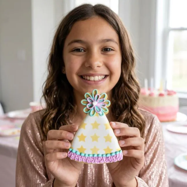 Alt view image 2 of 6 - Ann Clark Birthday/Party Hat Cookie Cutter, Large 4" Made in USA
