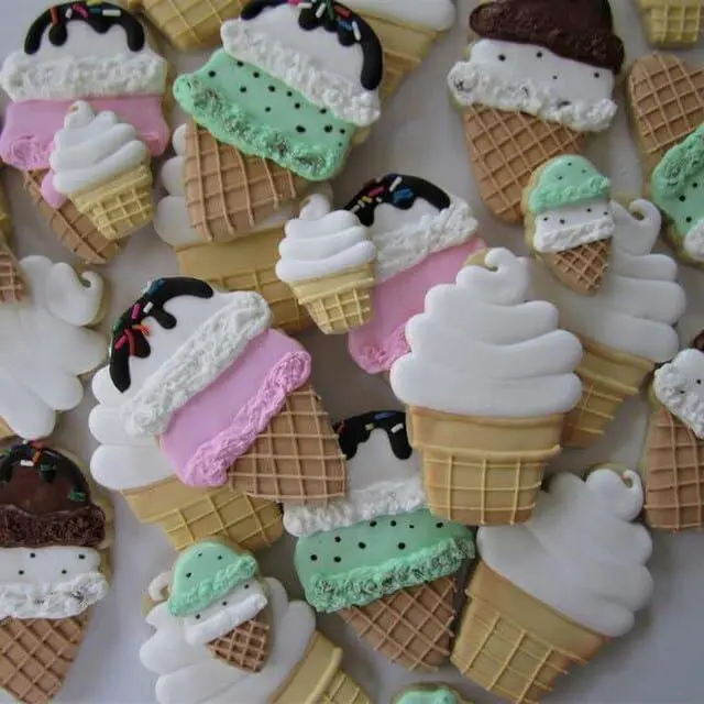 Alt view image 6 of 7 - 4PCS Summer Cookie Cutters, Cute Cake Popsicle Ice Cream Molds
