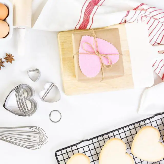 Alt view image 5 of 7 - ALLTOP Biscuit Cutters with Handle, Stainless Steel Cookie Cutter, Professional Baking Essential Tools for Valentine's Day - Heart Shaped