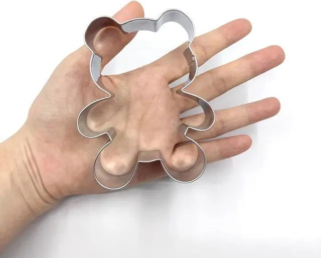 Alt view image 3 of 4 - LILIAO Teddy Bear Cookie Cutter for Baby Shower - 2.7 x 3.9 inches