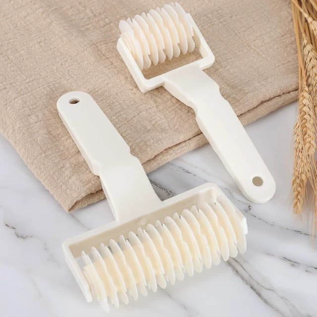Alt view image 3 of 7 - Lamoutor 2Pcs Lattice Roller Cutter Pastry Cutter Roller DIY Baking Tool for Dought Cookie Pie Pizza Bread Pastry