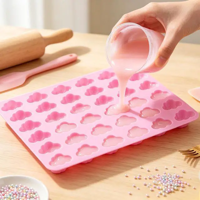 Alt view image 4 of 7 - 36 Cavity Clouds Shaped Silicone Chocolate Molds