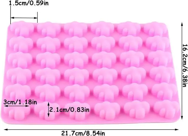 Alt view image 5 of 7 - 36 Cavity Clouds Shaped Silicone Chocolate Molds
