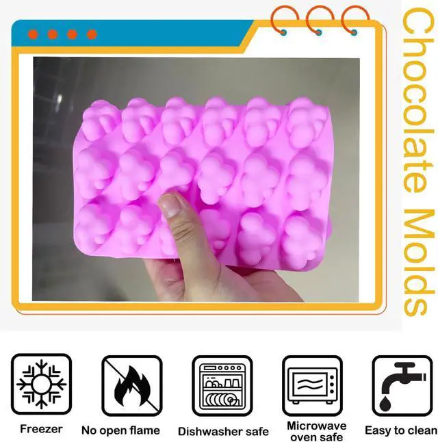 Alt view image 6 of 7 - 36 Cavity Clouds Shaped Silicone Chocolate Molds