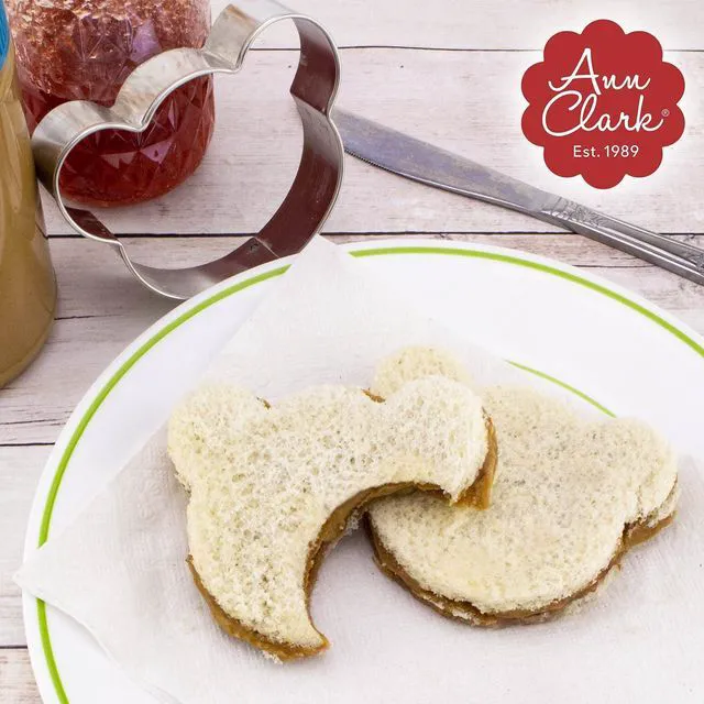 Alt view image 3 of 7 - Ann Clark Bear Sandwich Cutter Cookie Cutter 3-1/2" Made in USA