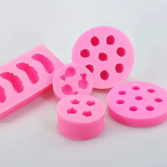 Alt view image 7 of 7 - Juome Fruit Shape Jelly Molds 3D Mini Pineapple Strawberry Orange Blueberry