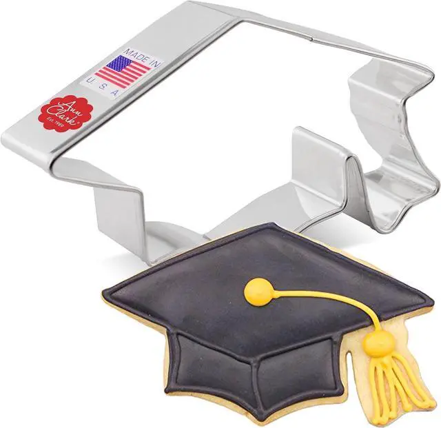 Main image of Ann Clark Graduation Cap 2026 Cookie Cutter, Large 4.5" Made in USA