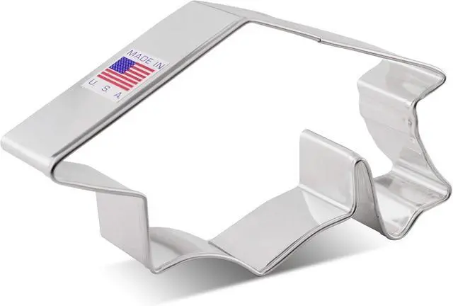 Alt view image 6 of 6 - Ann Clark Graduation Cap 2026 Cookie Cutter, Large 4.5" Made in USA