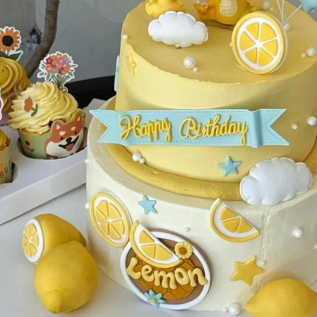 Alt view image 4 of 7 - Lemon Lime Fruit Silicone Fondant Molds for Cake Decorating