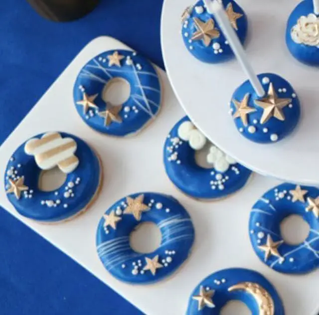 Alt view image 3 of 7 - Moon and Star Molds Silicone, Cloud Fondant Mold Moon Star Chocolate Molds for Candy Baking Sugar Cake Pop Cupcake Cake Decorating