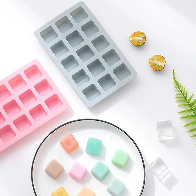 Alt view image 5 of 7 - 3 Pcs Candy & Chocolate Silicone Molds Set, Including Heart, Round, Square