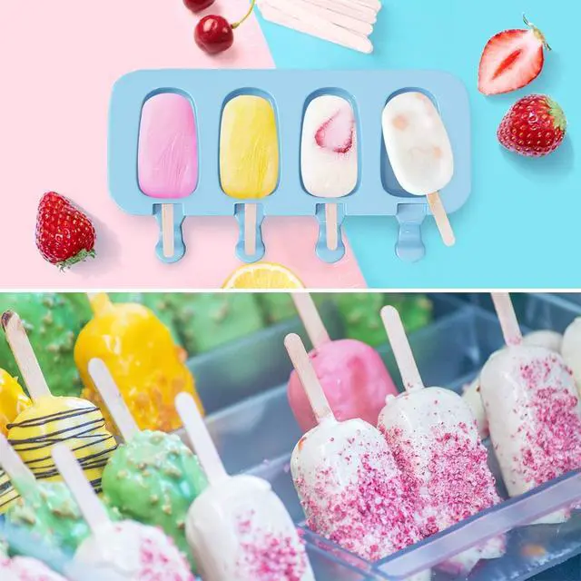 Alt view image 2 of 7 - Popsicles Molds, Ozera 2 Pack Homemade Cake Pop Molds Cakesicle Maker Set