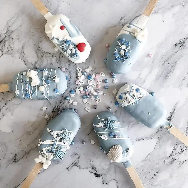Alt view image 5 of 7 - Popsicles Molds, Ozera 2 Pack Homemade Cake Pop Molds Cakesicle Maker Set