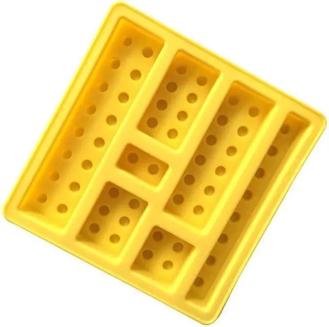 Alt view image 3 of 4 - 2 Pack, Cute Building Block Shaped Silicone Chocolate Candy Cake Mold