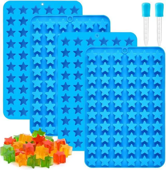 Main image of JOERSH Star Candy Molds, 240 Cavities, 4Pcs