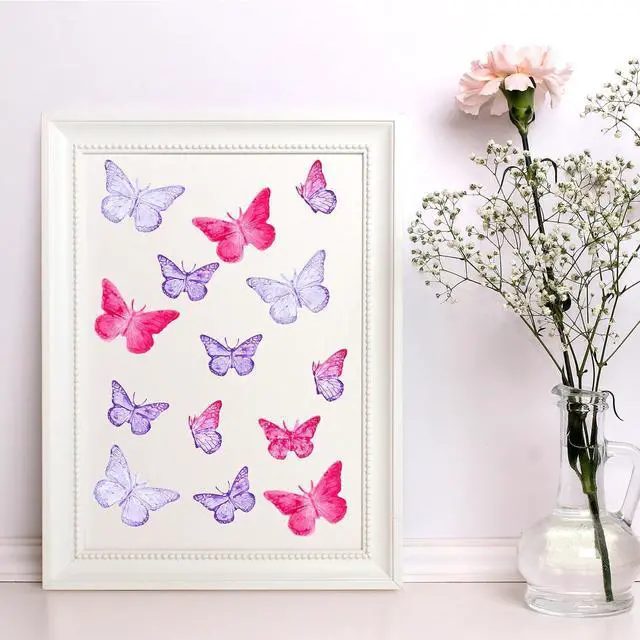 Alt view image 4 of 7 - HINZIC 3PCS Mini Butterfly Silicone Molds, Polymer Clay DIY Crafts, Grey