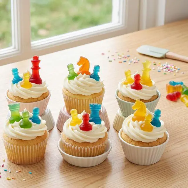 Alt view image 3 of 7 - 16 Cavity Chess Piece Silicone Candy Molds