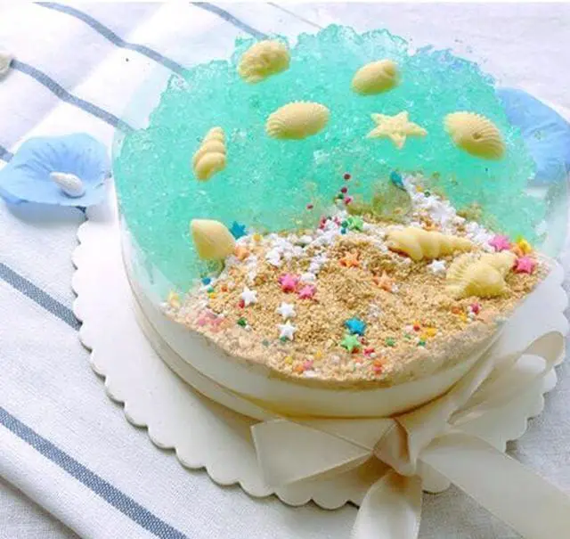 Alt view image 3 of 7 - Marine Theme Cake Fondant Silicone Mold Seashell Sea Turtle Chocolate Molds 4PCS