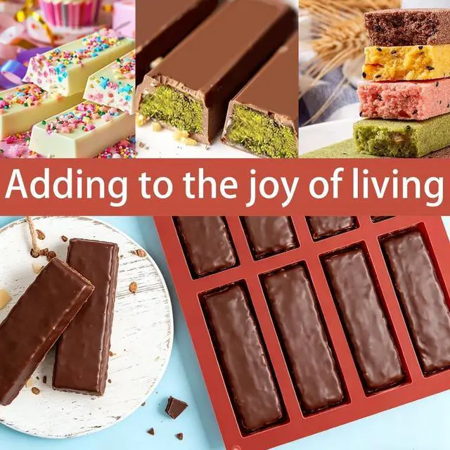 Alt view image 5 of 7 - Chocolate Silicone Molds For BakingGranola Cereal Candy Bar Mold