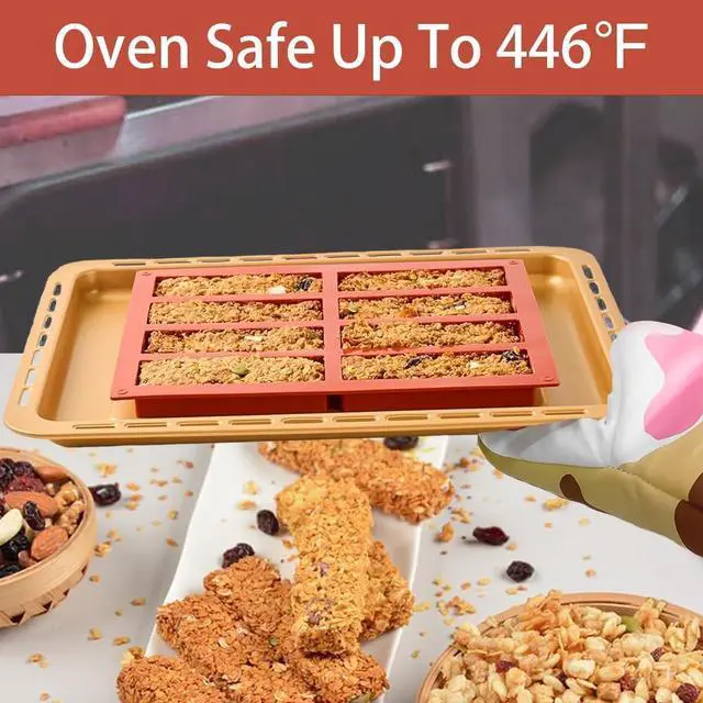 Alt view image 4 of 7 - Chocolate Silicone Molds For BakingGranola Cereal Candy Bar Mold