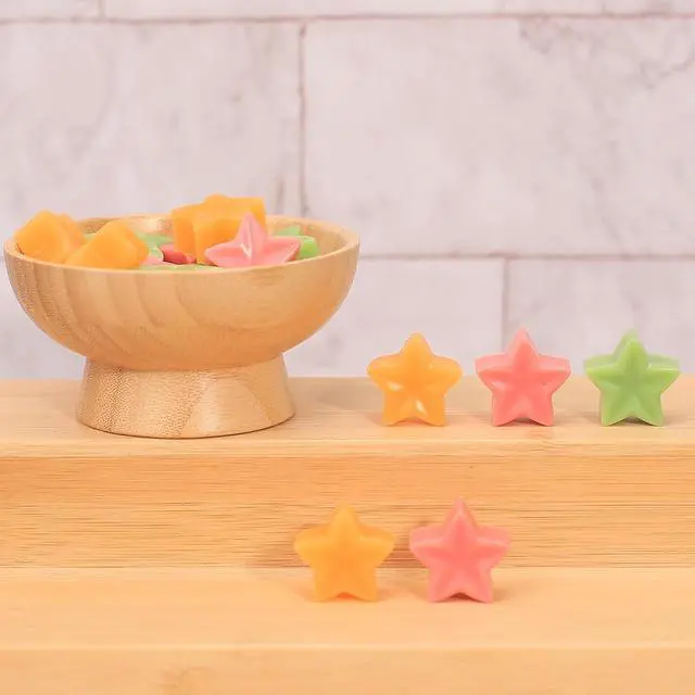 Alt view image 6 of 7 - Small Star Silicone Molds, 15 Cavities Star Chocolate Molds for Candy/Gummy/Jelly/Fruit Snack, Mini 3D Stars Mold for Wax Melt/Resin, 2 Pcs