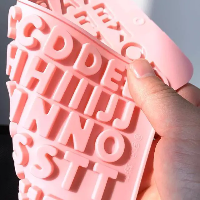 Alt view image 4 of 7 - 2PCS Reusable Silicone Letter & Number Molds | Non-Stick Baking Tools for Chocolate, Cake, Soap | Dishwasher & Oven Safe (-40°C to 230°C)