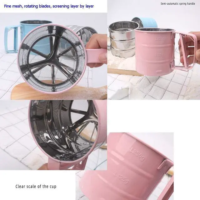 Alt view image 7 of 7 - Flour Sifter, Baking Sifter Cup, Flour Strainer