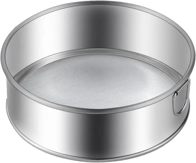 Main image of 1 Pc Flour Sifter,Stainless Steel Fine Mesh Strainers Flour Sieve,60 Mesh Round Sifter for Baking Cake Bread (6-Inch)